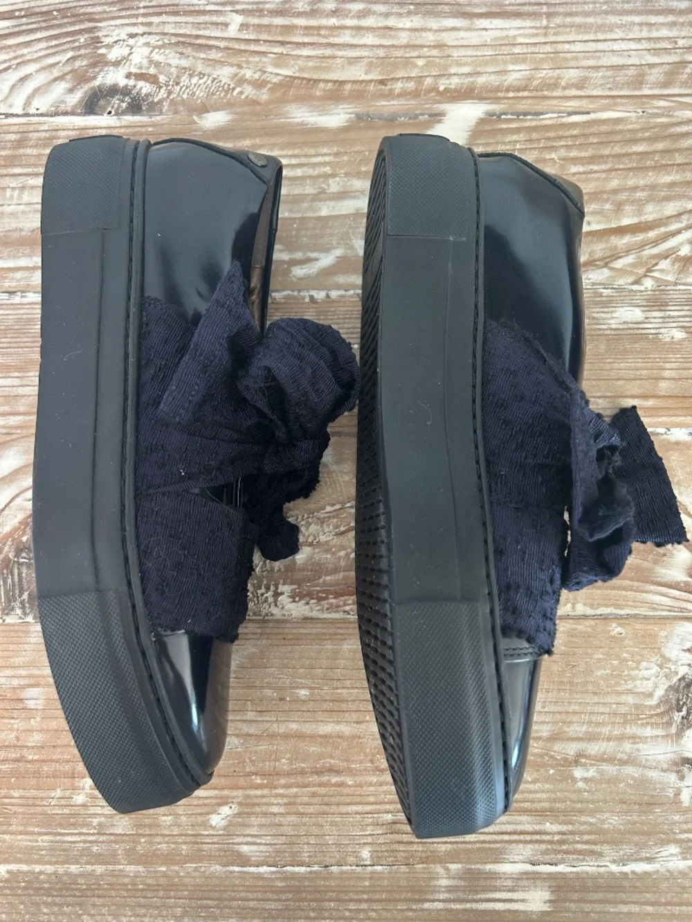 NWOB AGL Navy Oxford Loafer w/Box Sz 39.5 See Sizing Below